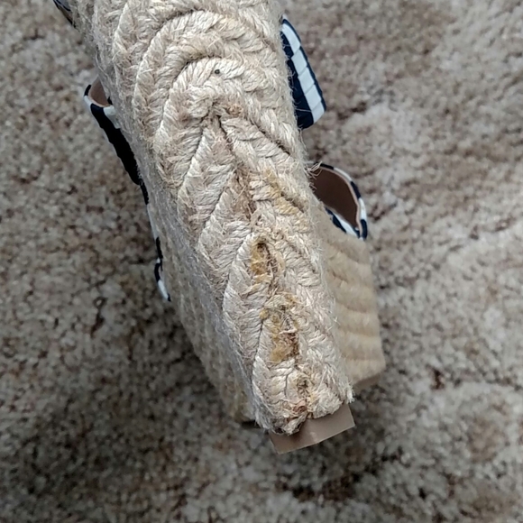 Zigi Soho Navy and white wedge - Picture 5 of 8